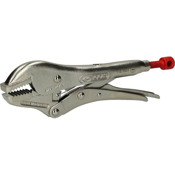 KS-Tools 115.1501 Gripzange, gerade Backen, 28,5mm , L=175mm