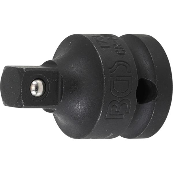 BGS 173 Impact Socket Adaptor, 12.5 mm (1/2") inte rnal square - 10 mm (3/8") external square