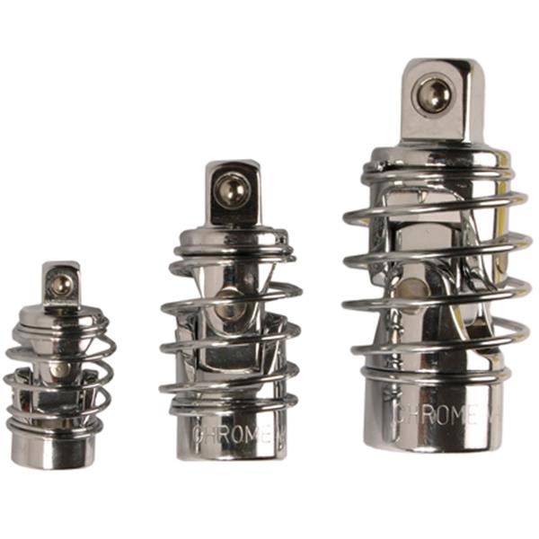 BGS 252 Universal Joint Set, with spring, 6.3 mm ( 1/4") / 10 mm (3/8") / 12.5 mm (1/2"), 3 pcs.