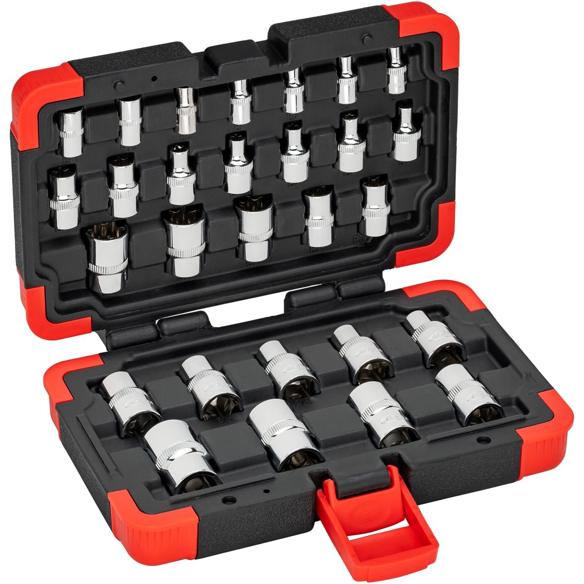 Vigor V2687N E-Torx Steckschlüsselsatz, 28-tlg. 