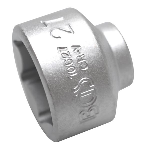 BGS 10627 Steckschlüssel-Einsatz Sechskant, Antrie b Innenvierkant 10 mm (3/8"), SW 27 mm