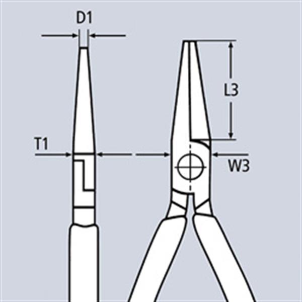 Knipex 22 01 140 Rundzange