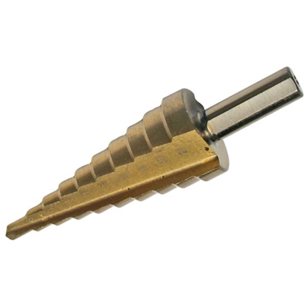 BGS 1618 Step Drill, titanium-nitrided, Ø 4 - 22 m m