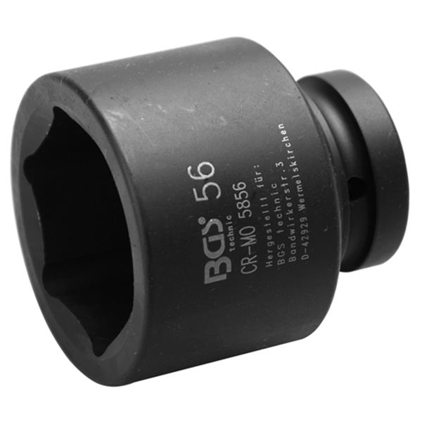 BGS 5856 Kraft-Steckschlüssel-Einsatz Sechskant, A ntrieb Innenvierkant 25 mm (1"), SW 56 mm