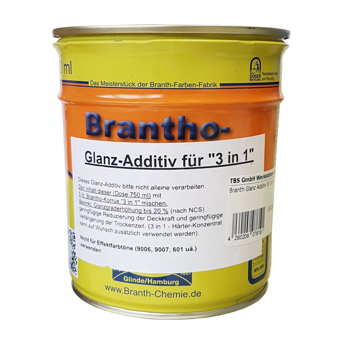 Branth Glanz Additiv für "3-in-1" 750 ml