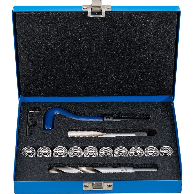 BGS 99432 Thread Repair Kit, M16 x 1.5, 14 pcs. 