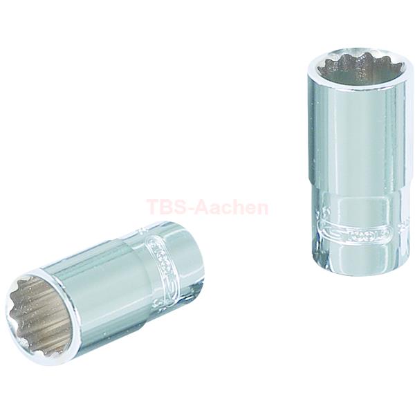 KS-Tools 918.1542 1/4" CHROMEplus 12-kant-Steckn s, 10mm