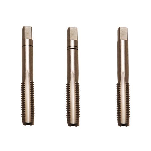 BGS 935 Tap Set, Starter. Plug. Bottoming Tap, HSS -G, M10 x 1.5 mm, 3 pcs.