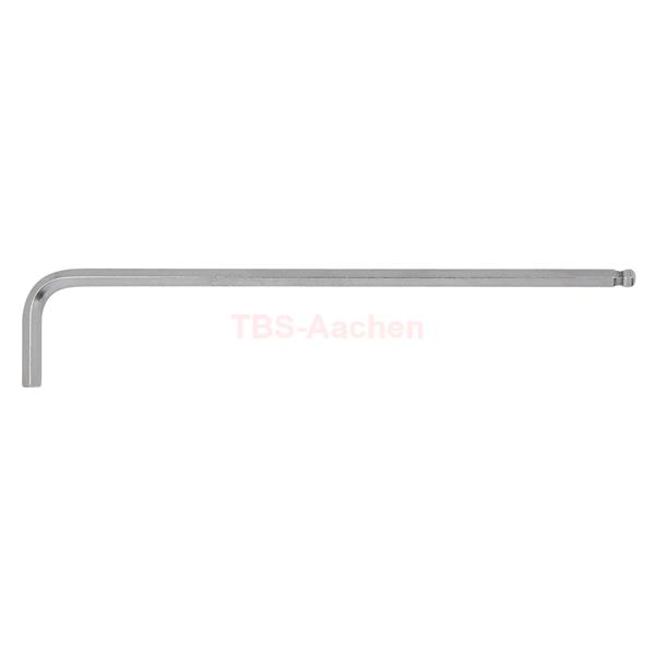 KS-Tools 964.0510 STAINLESS STEEL Hex key with bal l end, extra long, 10,0mm