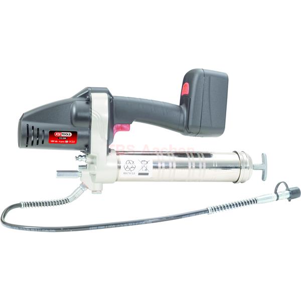 KS-Tools 515.3561 400 ml Cordless grease gun, 420b ar, 18V, with 2 batteries and 1 charger