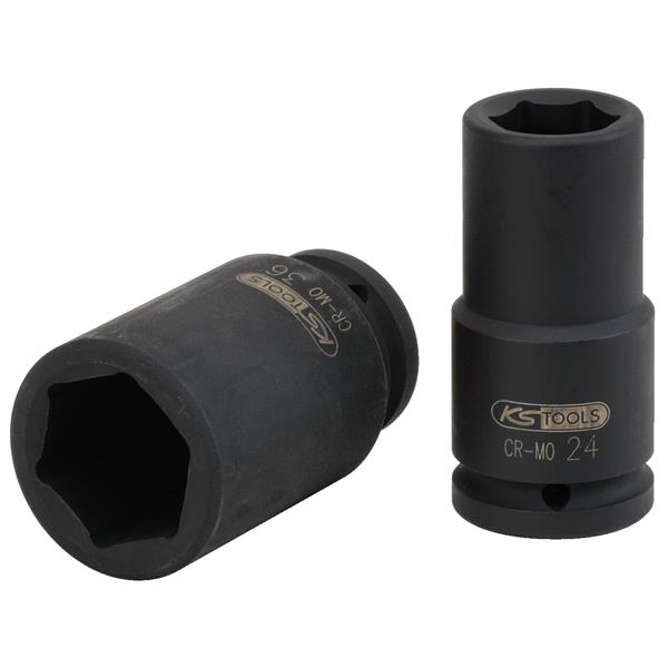 KS-Tools 515.1419 Hexagon impact socket, deep, 3/4 ", 19mm