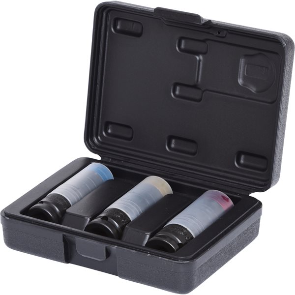 KS-Tools 515.0990 SLIMPOWER Impact-Stecknuss-Satz 3-tlg. 1/2" 17, 19, 21 mm