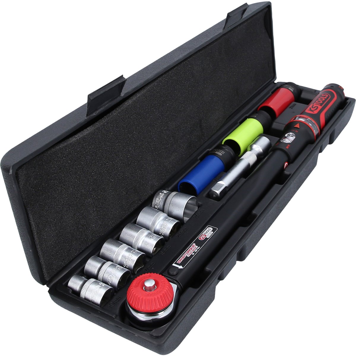 KS-Tools 516.2400 1/2" ERGOTORQUEprecision torque wrench set 40-200 Nm 11-pcs.