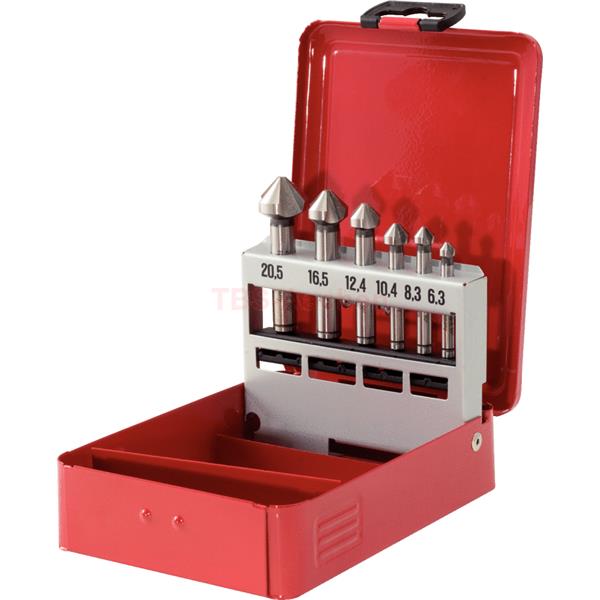 KS-Tools 336.0416 HSS Co 5 Kegel+Entgratsenker-Sat 