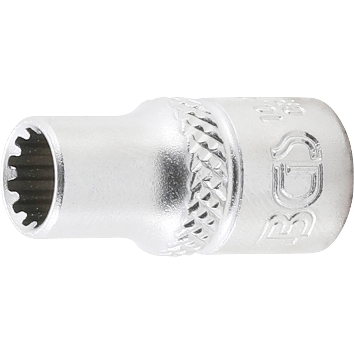 BGS 10106 Socket, Gear Lock, deep, 6,3 mm (1/4") D rive, 6 mm