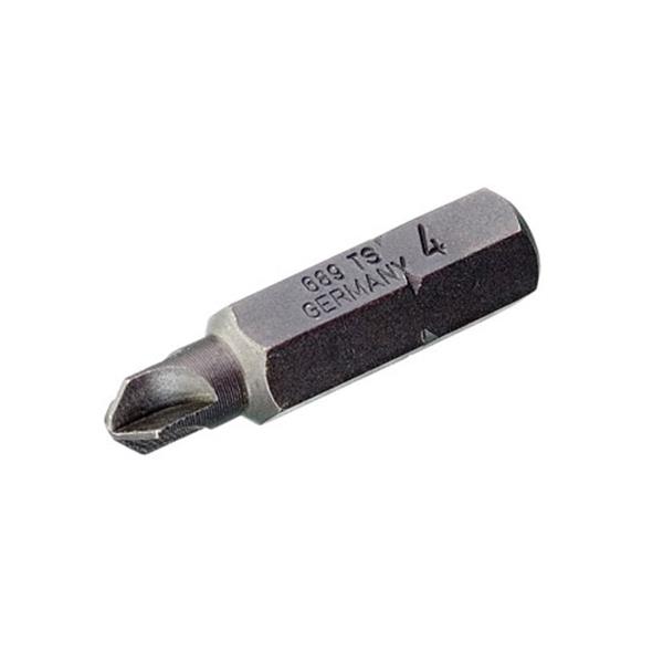 Gedore 689 TS 8 Screwdriver bit 1/4" Four-Wing TOR Q-SET 8 mm