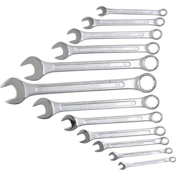 BGS 1211 Combination Spanner Set, 6 - 22 mm, 12 pc s.