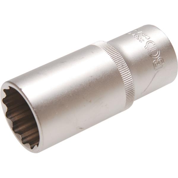 BGS 2539 Socket for Diesel Injectors, 12.5 mm (1/2 ") Drive, 27 mm