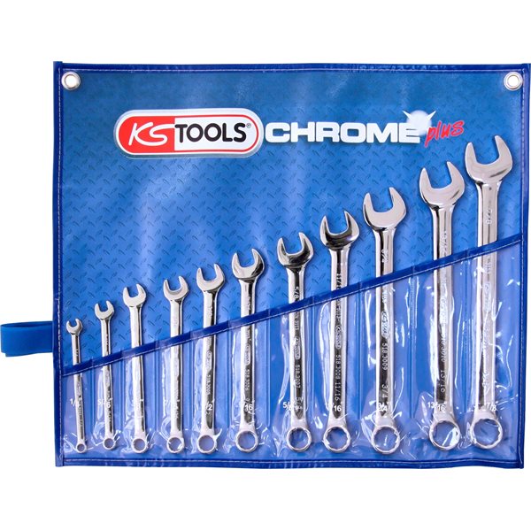 KS-Tools 518.3000 CHROME+ Ringmaulschlüssel-Satz,1 