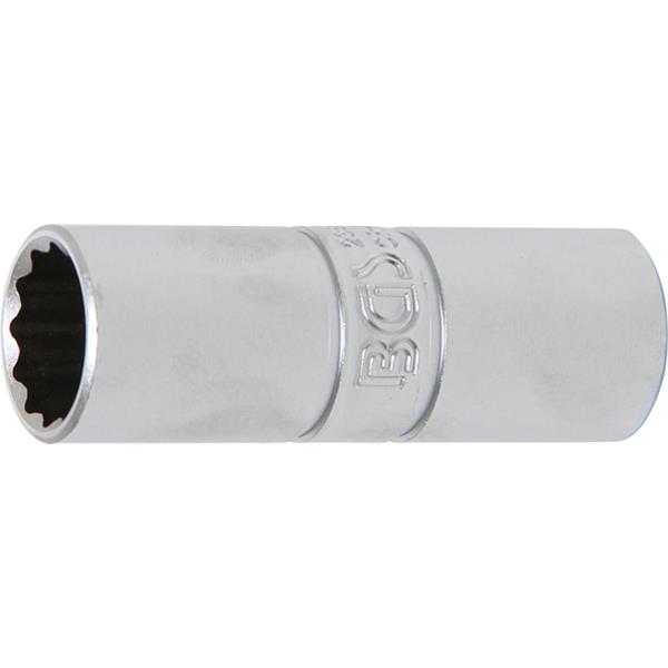 BGS 2385 Spark Plug Socket with Rubber mount, 12-p oint, 12.5 mm (1/2") Drive, 16 mm