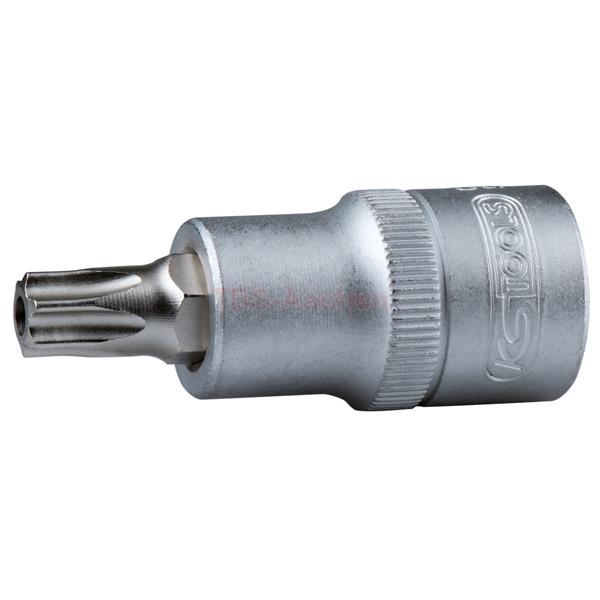 KS-Tools 911.1376 1/2" Bit-Stecknuss TX m.Bohrun 