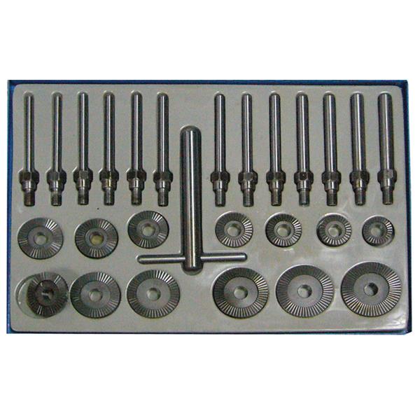 BGS 1970 Valve Seat Cutter Set, 30 - 60 mm, 27 pcs .