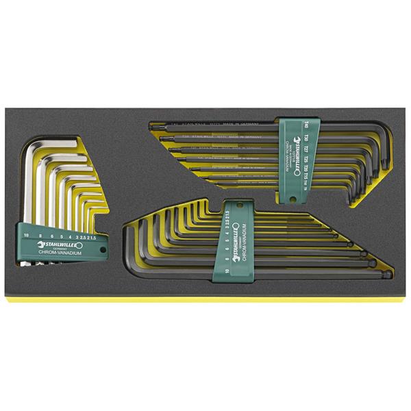 Stahlwille TCS 10760-10771/26 Tool Set In Tool-Con trol Tray-System