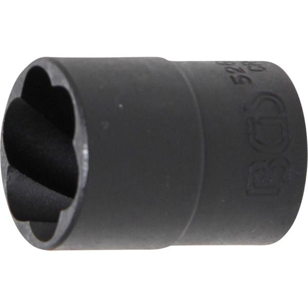 BGS 5266-19 Twist Socket (Spiral Profile) / Screw Extractor, 12.5 mm (1/2") Drive, 19 mm