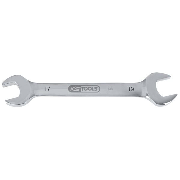 KS-Tools 964.2211 EDELSTAHL Doppel-Maulschlüssel, 19x22mm, abgewinkelt