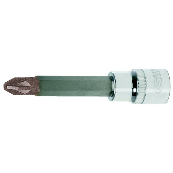 KS-Tools 918.1758 1/2" CHROMEplus Bit-Stecknuss, ang, PZ4