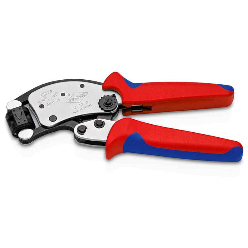 Knipex 97 53 19 Twistor T Crimpzange 360°  selbsteinstellend, für Aderendhülsen