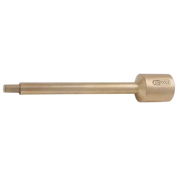 KS-Tools 963.1316 BRONZEplus Bit-Stecknuss Innense chskant 1/2" lang 7x100 mm"