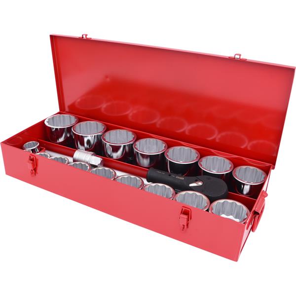 KS-Tools 911.0824 1" Socket set, 22 pcs