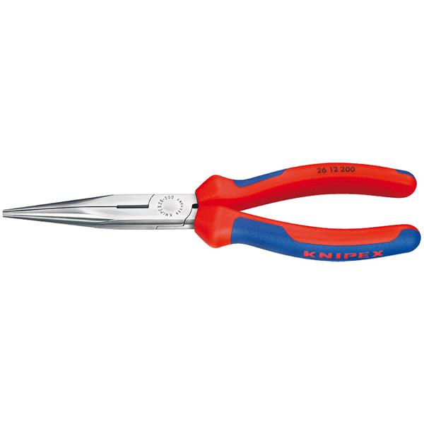 Knipex 26 12 200 SB Flachrundzange mit Schneide 