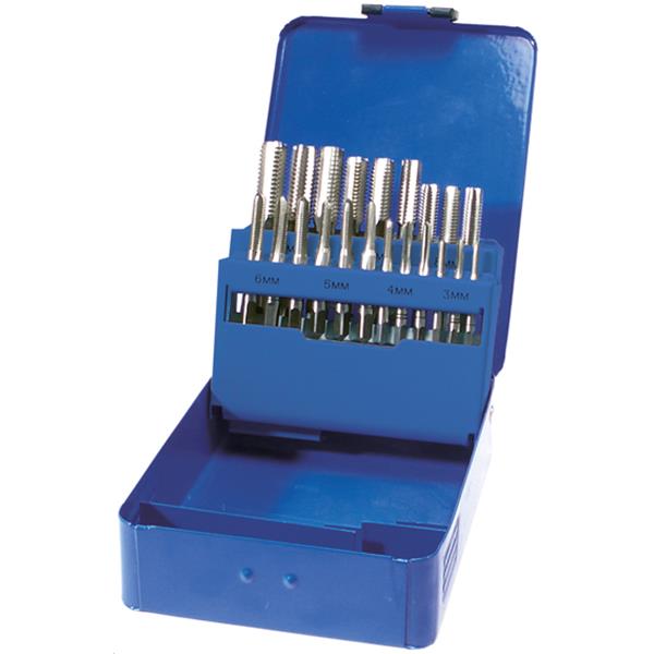 BGS 1924 Thread Cutting Set, M3 - M12, 21 pcs. 
