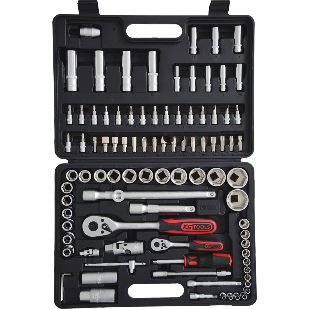 KS-Tools 911.0694 1/4" +1/2" Socket set, 94 pcs