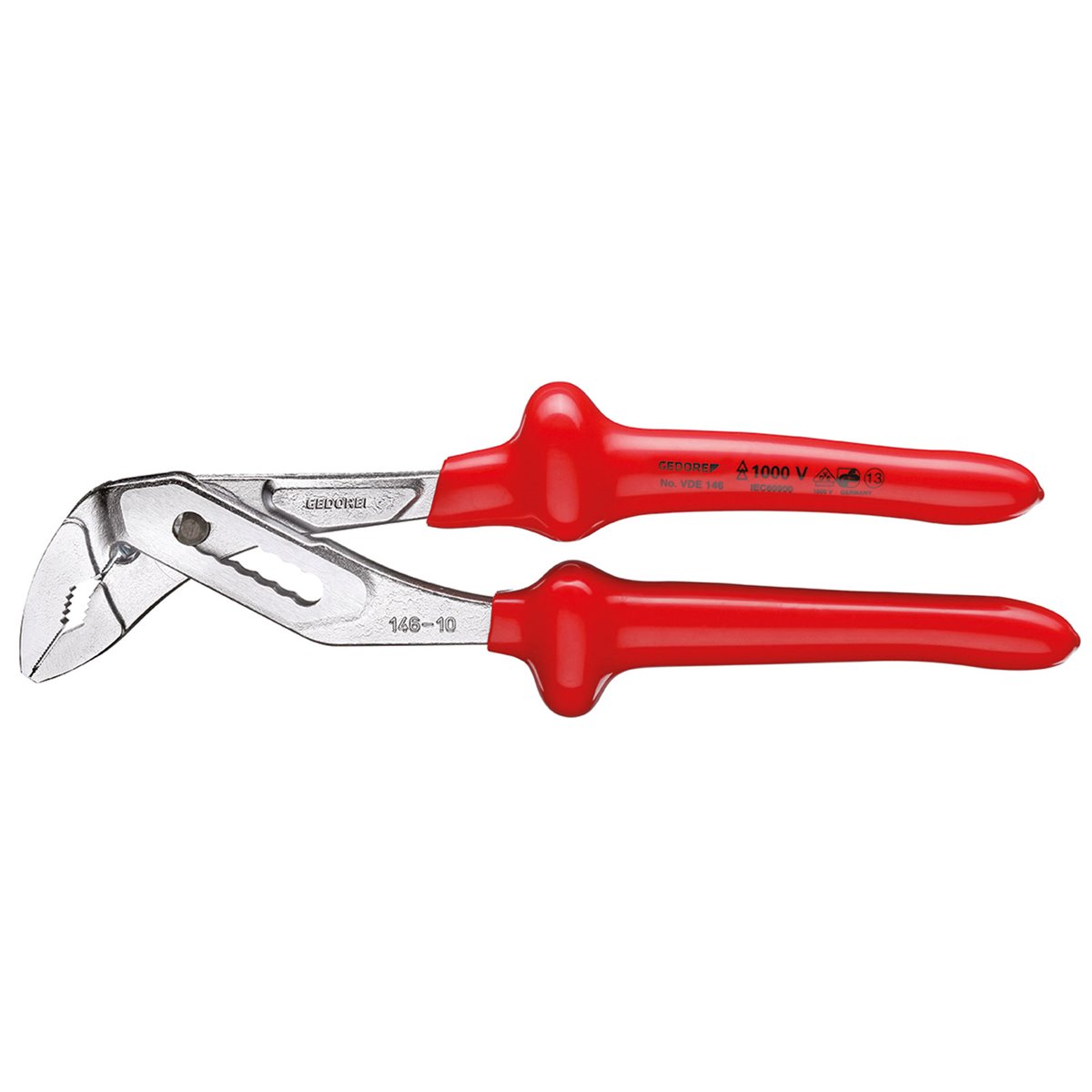 Gedore VDE 146 10 VDE Universal pliers 10", 7 sett ings