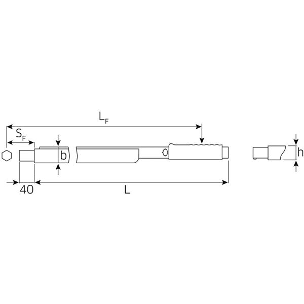 Stahlwille 730/80 Torque Wrench With Cut-Out 