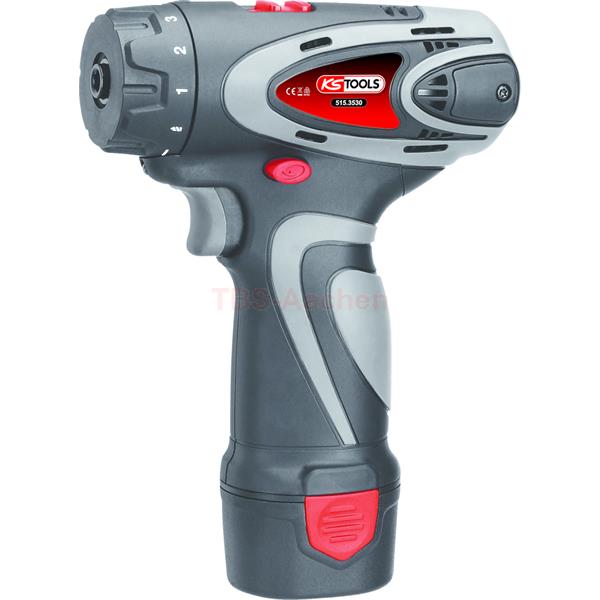 KS-Tools 515.3530 1/4`` Cordless screwdriver, 24Nm , 400 r.p.m. 10,8V, with 1 battery and 1 charger