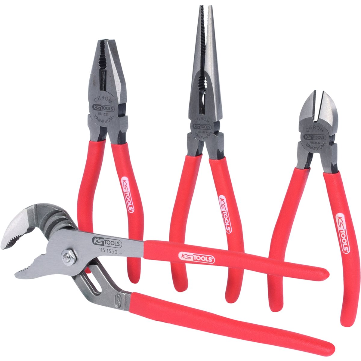 KS-Tools 115.1304 Zangen-Satz,4-tlg. 