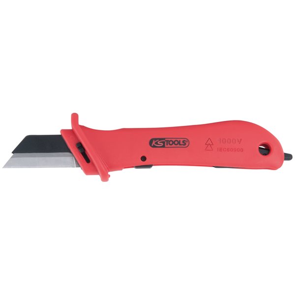 KS-Tools 117.1148 Isoliertes Kabelmesser mit auswe chselbarer Klinge, 189mm