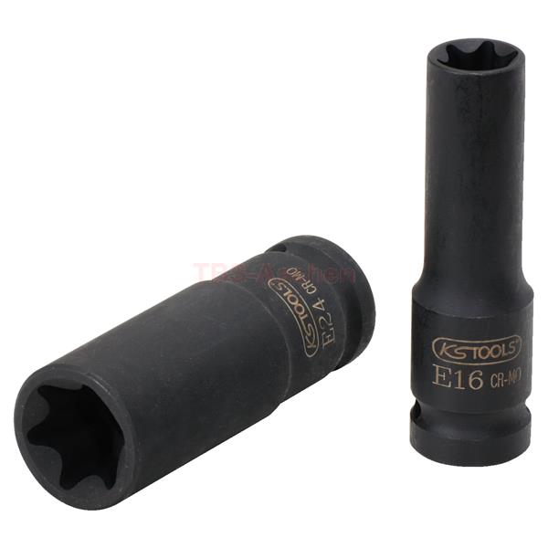 KS-Tools 515.1056 Impact socket ETorx, deep, 1/2", E18