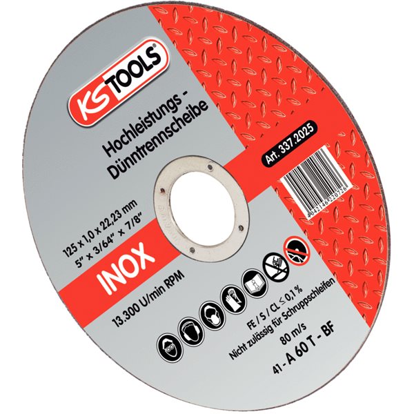 KS-Tools 337.2025 Hochleistungs-Dünntrennscheibe, 