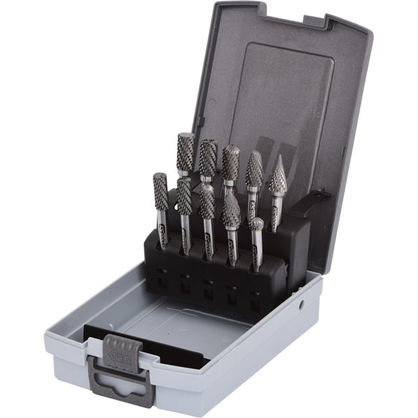 KS-Tools 515.3220 HM Frässtift-Satz in Kunststoffk 