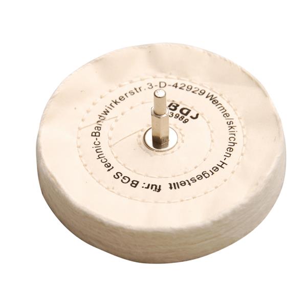 BGS 3989 Polishing Disc with Mandrel, 6 mm 