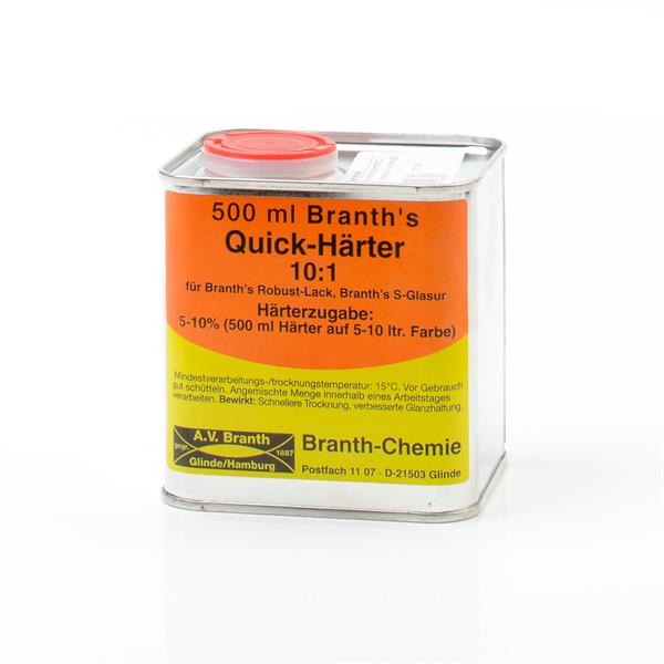 Branths Quick-Härter-Konzentrat 0,5 l für S-Glasur, Robust-Lack und 3-in-1-Glimmerfarbe