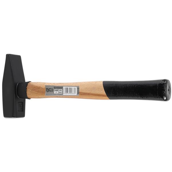 BGS 52310 Machinist's Hammer, Hickory Handle, DIN 1041, 1000 g