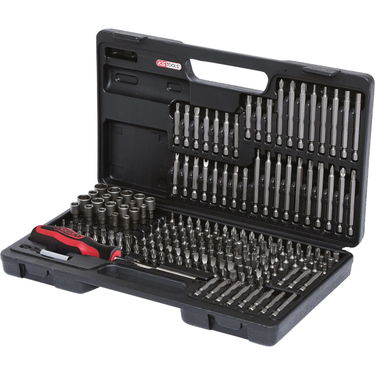 KS-Tools 911.2008 1/4" Bit-Satz,208-tlg" 