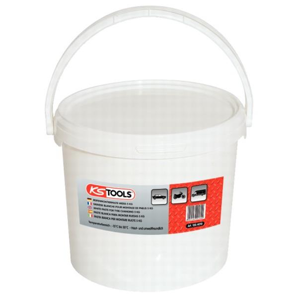 KS-Tools 100.4010 Reifenmontagepaste 5kg Eimer wei ß