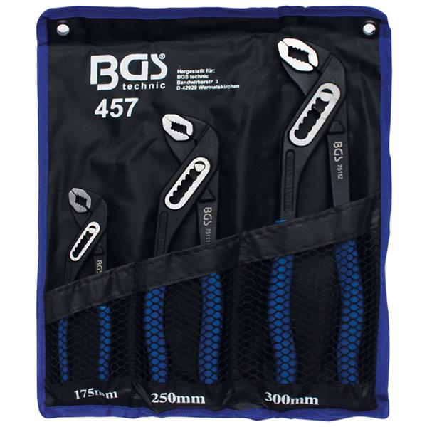 BGS 457 Water Pump Pliers Set, 3 pcs. 